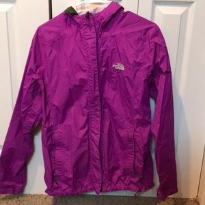 North face rain coat
